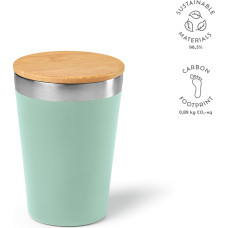 Don Travel Cup rSS and Bamboo lid 400ml. Double wall