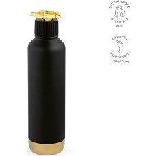 Rupt Spiglo Bottle rSS 780ml. Double wall and Leakproof. Wheel shaped lid