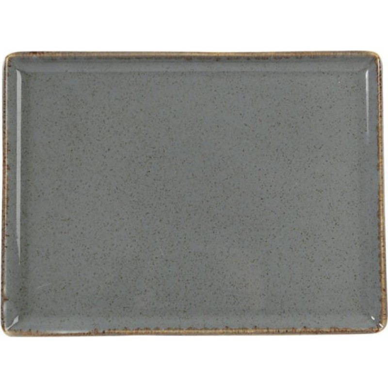 Porland SEASONS tumši pelēks taisnstūrveida šķīvis 27x21cm, Porland