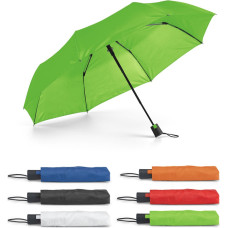 TOMAS. 190T polyester compact umbrella with automatic opening / Black