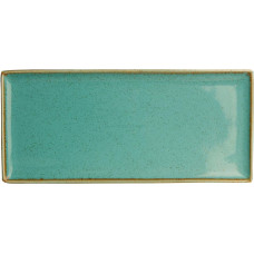 Porland SEASONS TURQUOISE taisnstūrveida šķīvis 36x15cm, Porland