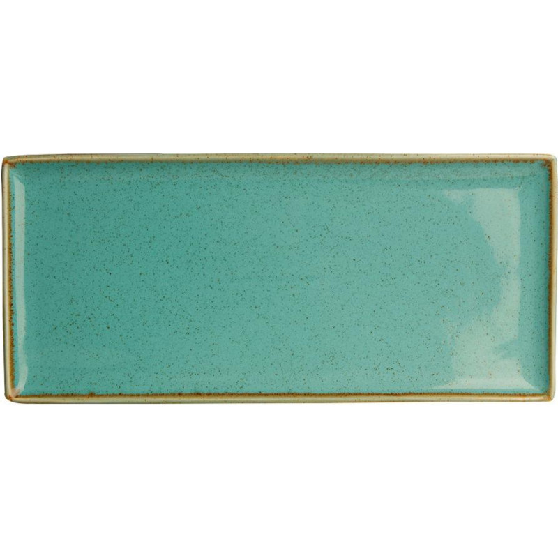 Porland SEASONS TURQUOISE taisnstūrveida šķīvis 36x15cm, Porland