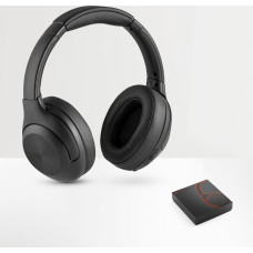 Ekston MELODY. Wireless PU headphones with BT 5'0 transmission / Black