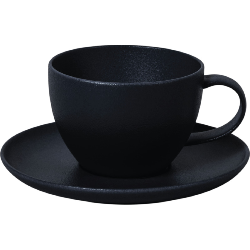 Leela Baralee FINE PLUS TASE 250ML, MELNA, PORCELĀNS, Leela Baralee