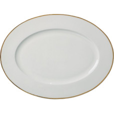 Quality Ceramic PRIMA GOLD OVĀLAIS ŠĶĪVIS 30CM, Quality Ceramic