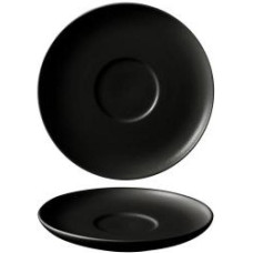 Leela Baralee FINE PLUS APAKŠTASE 15CM, MELNA, PORCELĀNS, Leela Baralee