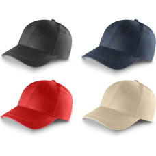 RYAN. Cap made of brushed cotton (65% recycled) / Black