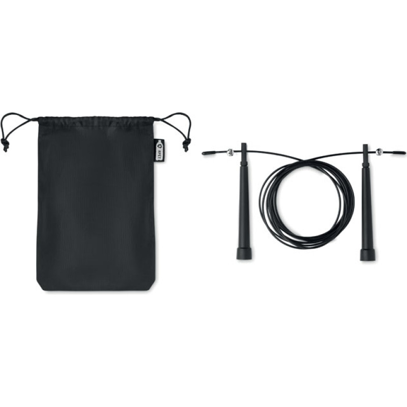 Speed jumping rope RPET pouch