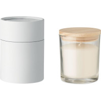 Vanilla fragranced candle