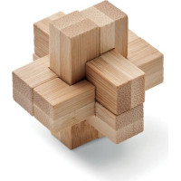 Bamboo brain teaser puzzle