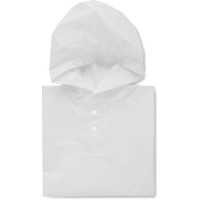 PEVA kid rain coat with hood