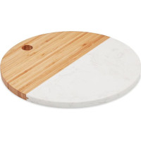 Marble/ bamboo serving board