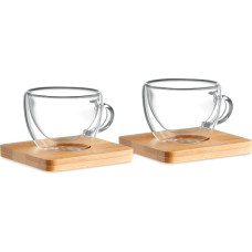 Set of 2 double wall espresso