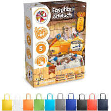 Science4You Ancient Egypt Excavation Kit V. Educational game supplied with a 190T folding gift bag