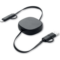 60W retractable charging cable