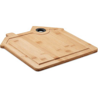 Bamboo house cutting board