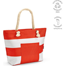 Athens Cooler 15L rPET. Pocket and recycled cotton handles