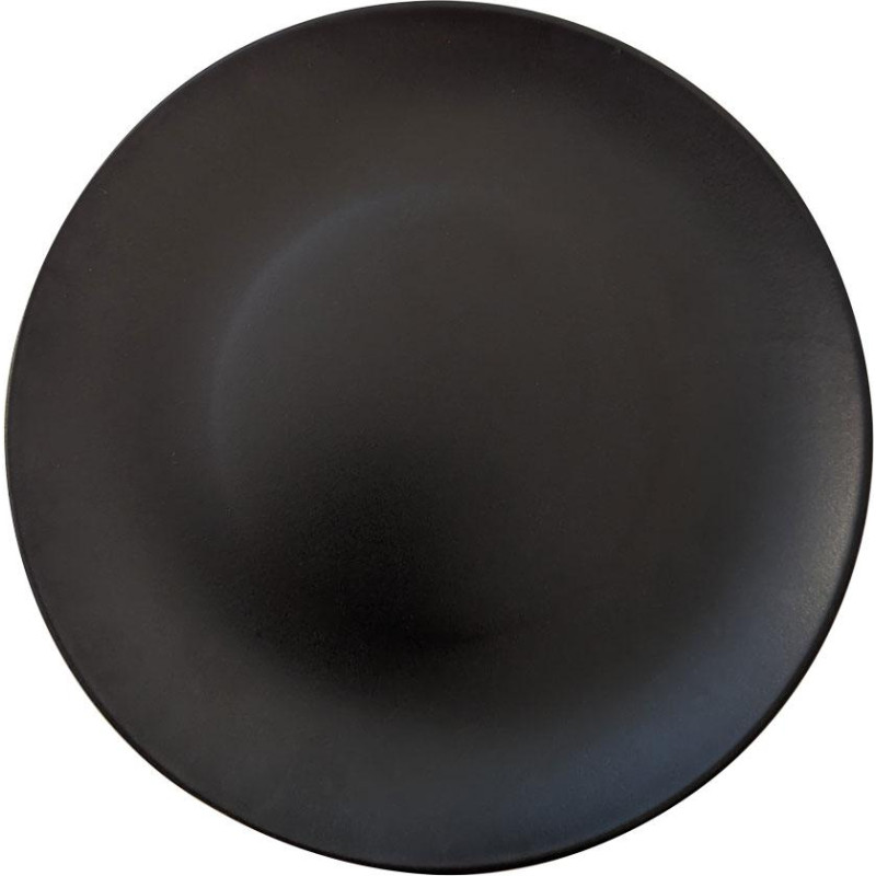 Keramika ALFA PUSDIENU ŠĶĪVIS MELNS MATĒTS 27 CM, Keramika