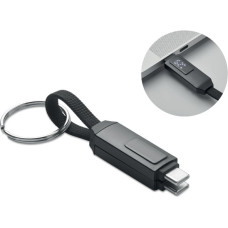 60W charging cable keyring