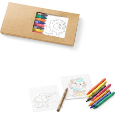 JAGUAR. Colouring set supplied in a Kraft paper box