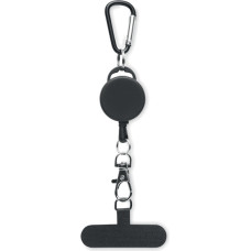 Retractable phone holder