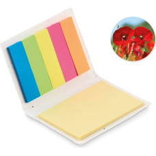 Seed paper sticky note pad
