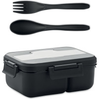 Lunch box with cutlery in PP
