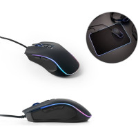 THORNE MOUSE RGB. Gaming mouse with 1'5m cable and ABS RGB LED lights