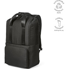 Bucharest Backpack 18L rPET. Front pocket. Fits 15.6