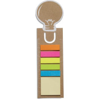 Bookmark with sticky memo pad