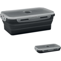 Collapsible silicone lunch box
