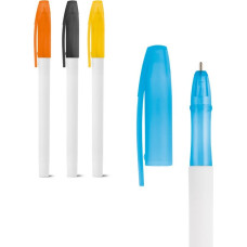 JADE. PP Ball pen with coloured cap