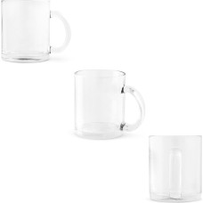 CARMO. Glass mug suitable for sublimation 350 mL