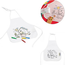 NILO. Children's apron for colouring in non-woven (80 g/m²)