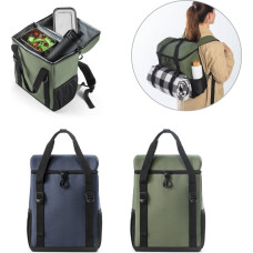 ROMA L. Thermal backpack padded in recycled polyester 600D ripstop 16 L