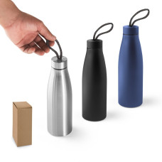 MORGAN. Bottle in 90% recycled stainless steel 710 mL / Navy blue