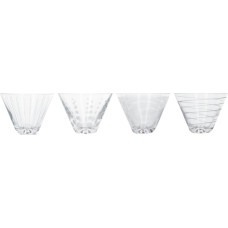 Mikasa CHEERS MARTINI GLĀZES 4 GAB.290ML, bez  kājiņās, KRISTĀLS, Mikasa